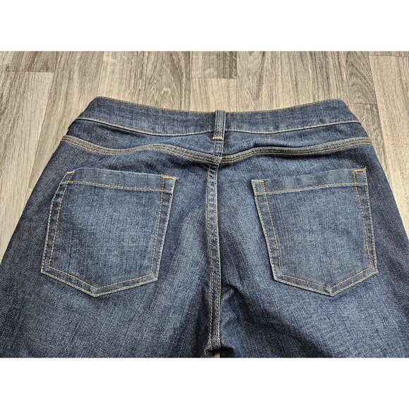 New York & Company Jeans Womens 2 Blue Low Rise Bootcut Curvy Stretch Denim - Picture 3 of 13